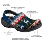 custom minnesota twins christmas motif clogs best selling