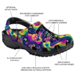 custom minnesota twins swirling mushrooms clogs best selling