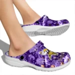 custom minnesota vikings snowy hills clogs best selling