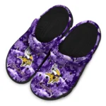 custom minnesota vikings snowy hills clogs best selling