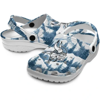 custom minnesota vikings snowy mountains clogs high quality