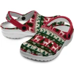 custom minnesota wild christmas motif clogs best selling