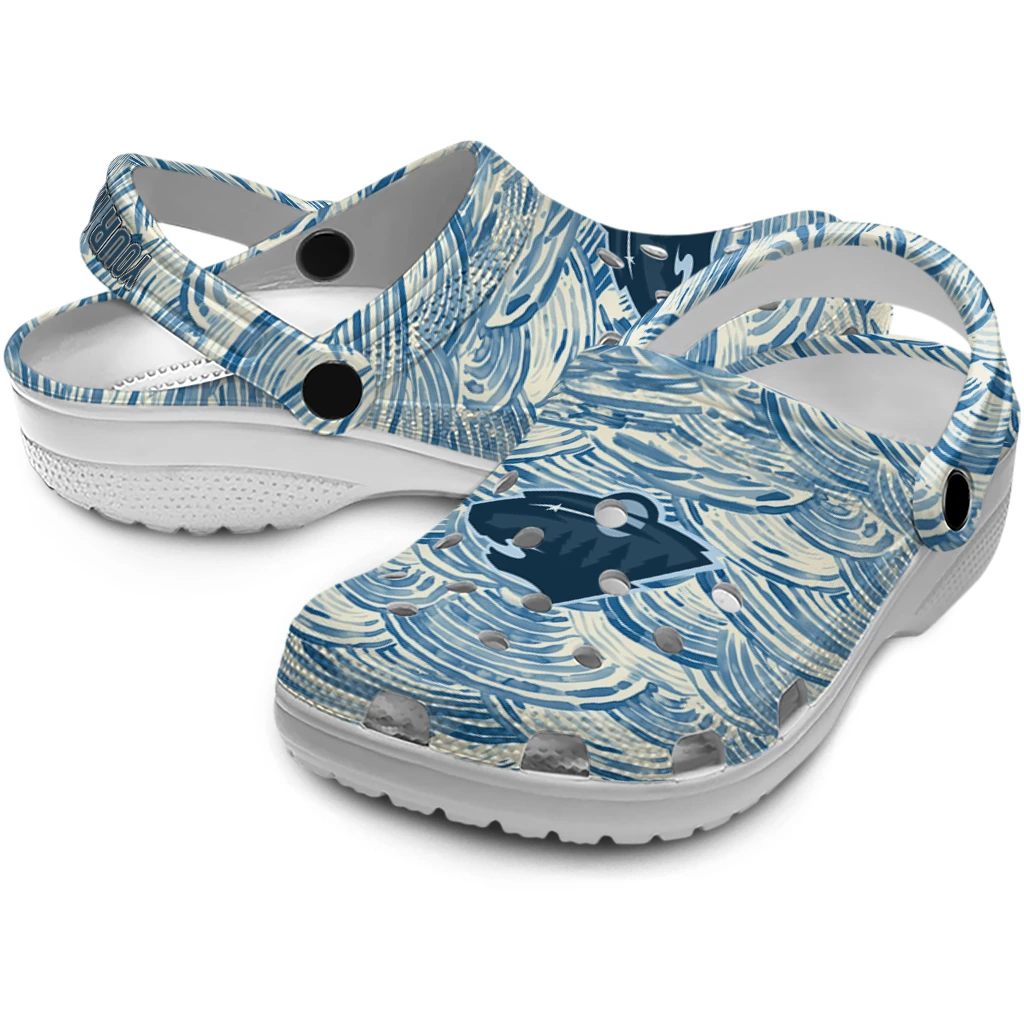 custom minnesota wild sea swirls clogs high quality custom minnesota wild sea swirls clogs high quality