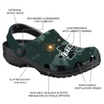 custom mississippi state bulldogs deer nightscape clogs best selling