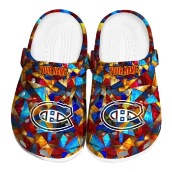 custom montreal canadiens prism pieces clogs best selling