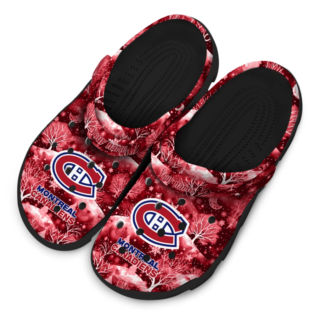 custom montreal canadiens snowy hills clogs latest model custom montreal canadiens snowy hills clogs latest model