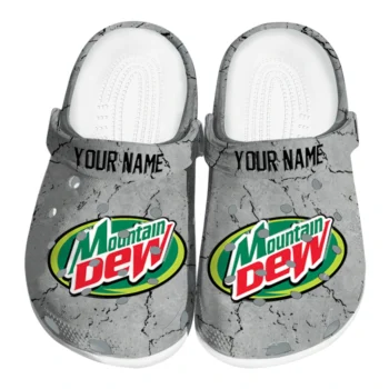 custom mountain dew stone effect gray clogs best selling hey clogs