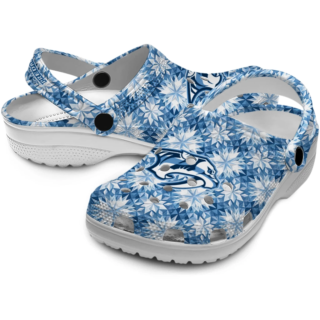 custom nashville predators snowflake mosaic clogs high quality custom nashville predators snowflake mosaic clogs high quality