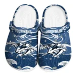 custom nashville predators wave flow clogs best selling