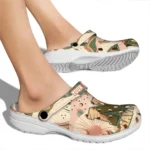 custom navy midshipmen desert cactus pattern clogs best selling