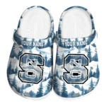 custom nc state wolfpack snowy mountains clogs best selling