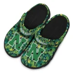 custom nebraska cornhuskers tropical leaves clogs best selling