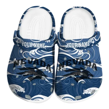 custom nevada wolf pack wave flow clogs best selling