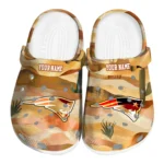 custom new england patriots desert layers clogs best selling