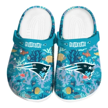 custom new england patriots tropical fish ocean clogs best selling