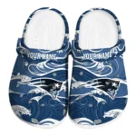 custom new england patriots wave flow clogs best selling