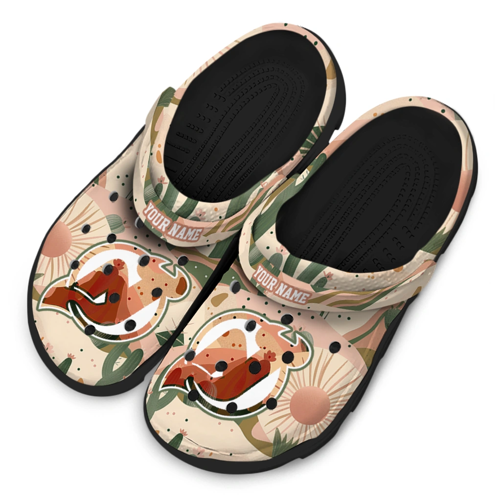 custom new jersey devils desert cactus pattern clogs latest model custom new jersey devils desert cactus pattern clogs latest model