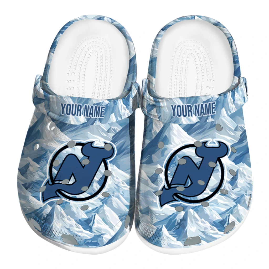 custom new jersey devils mountain artwork clogs best selling custom new jersey devils mountain artwork clogs best selling