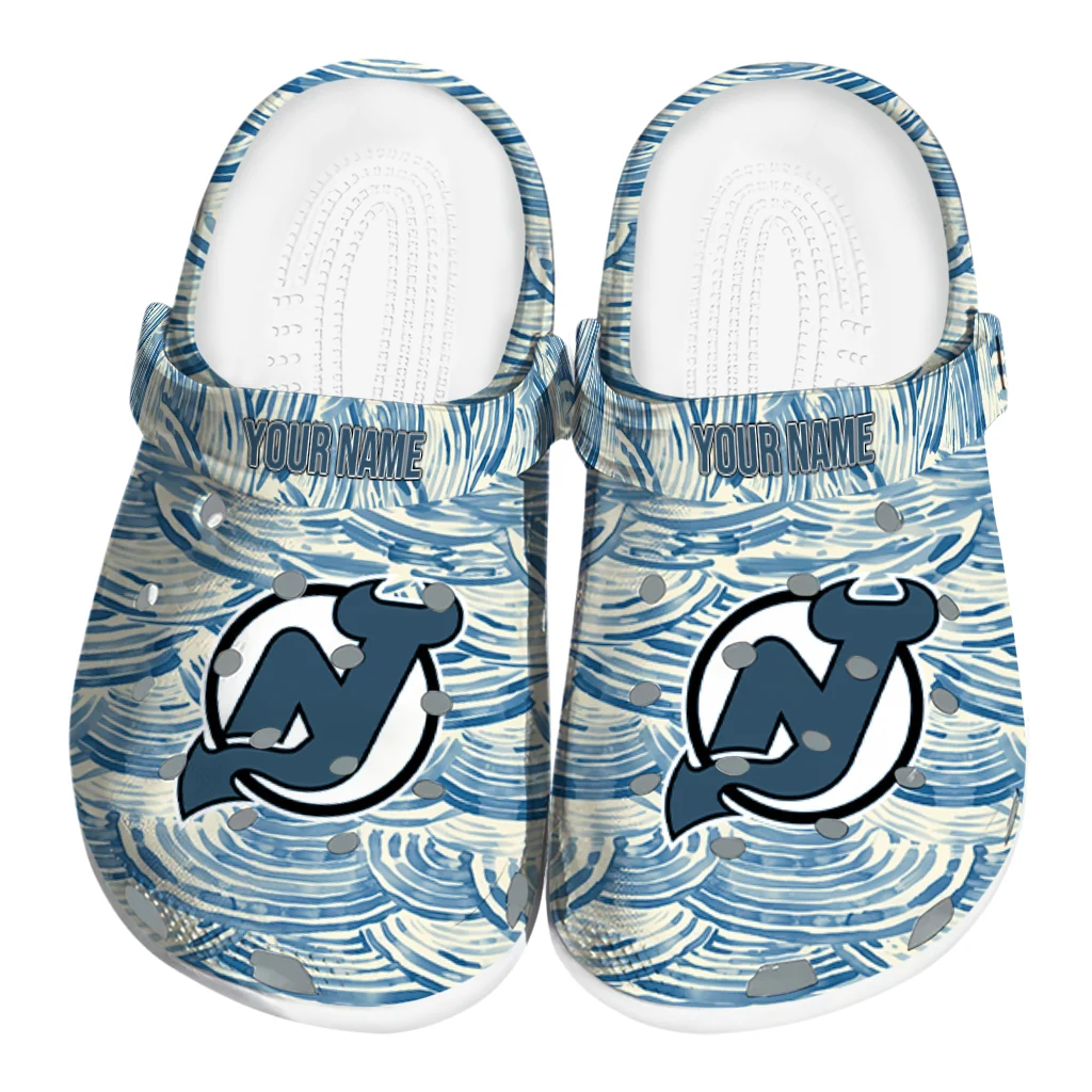 custom new jersey devils sea swirls clogs best selling custom new jersey devils sea swirls clogs best selling