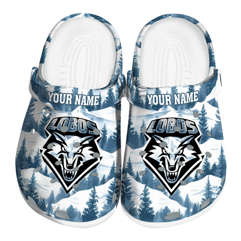 custom new mexico lobos snowy mountains clogs best selling custom new mexico lobos snowy mountains clogs best selling