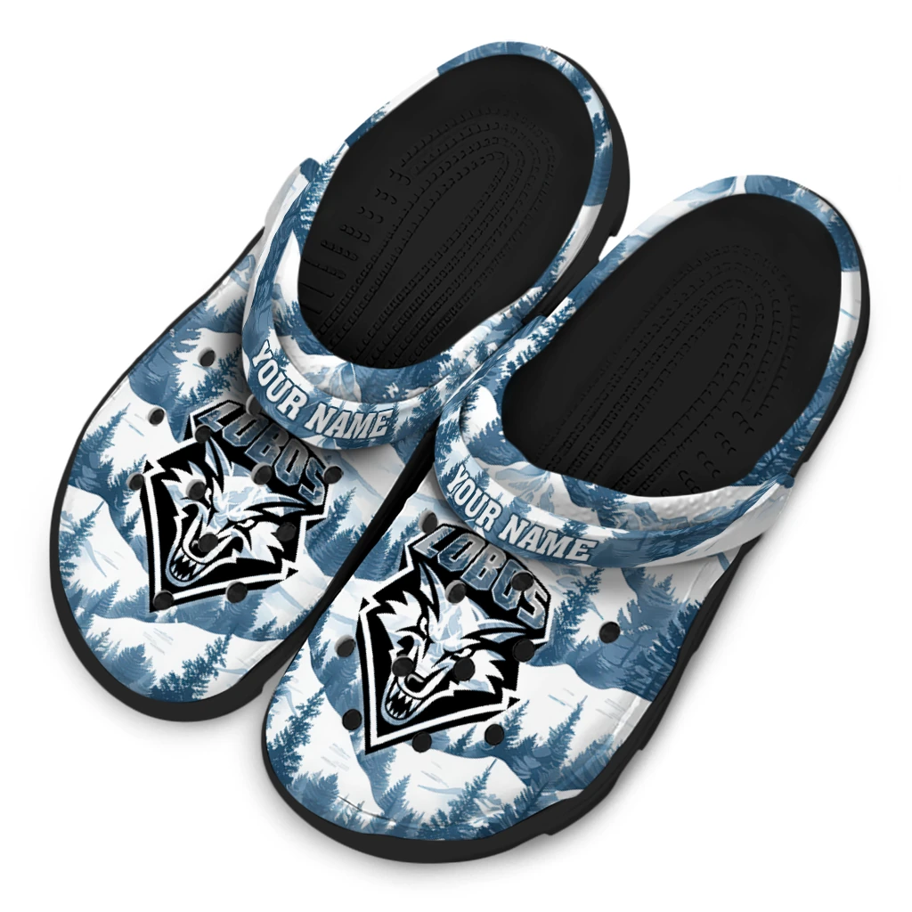 custom new mexico lobos snowy mountains clogs latest model custom new mexico lobos snowy mountains clogs latest model