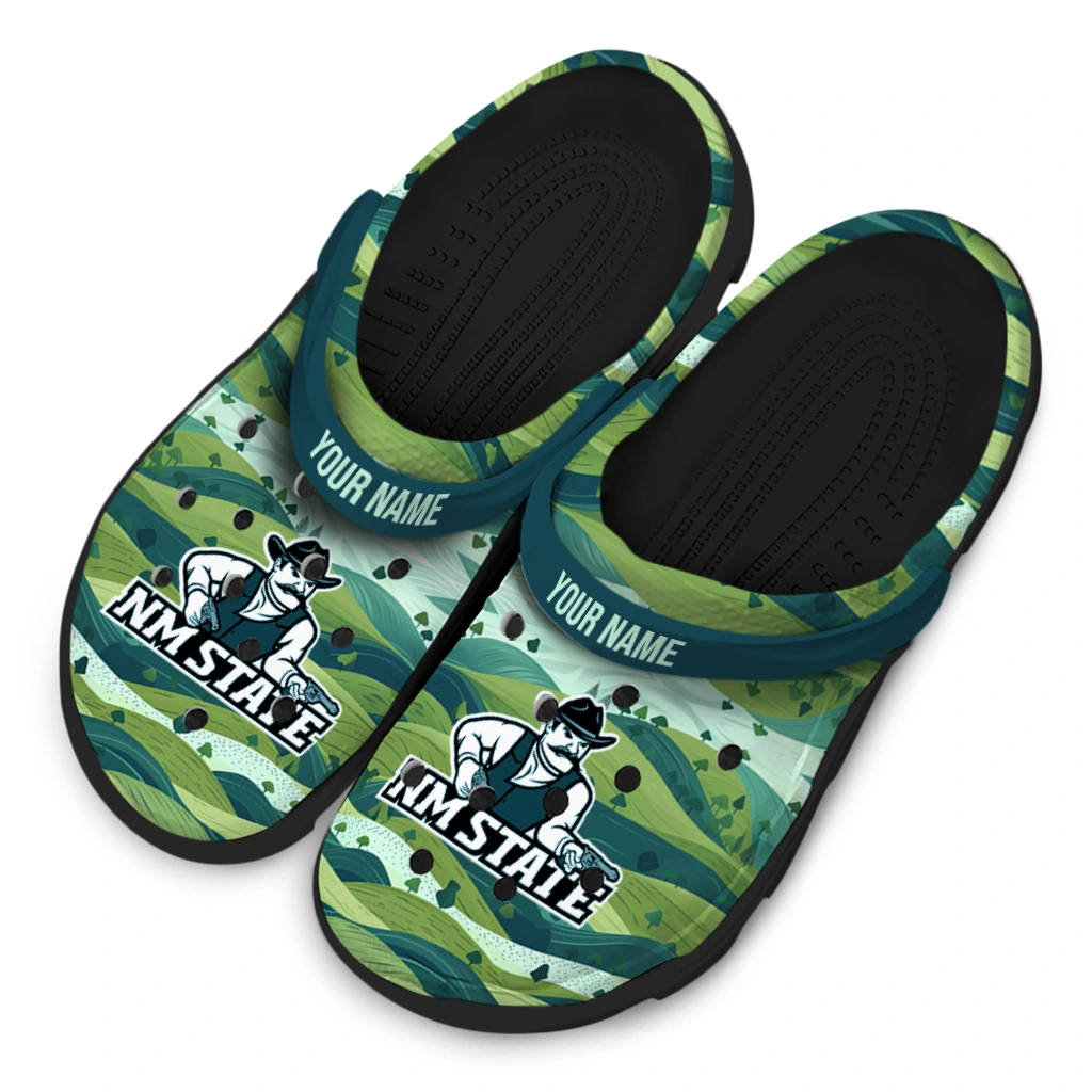 custom new mexico state aggies hills illustration clogs latest model custom new mexico state aggies hills illustration clogs latest model