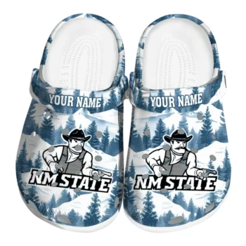 custom new mexico state aggies snowy mountains clogs best selling