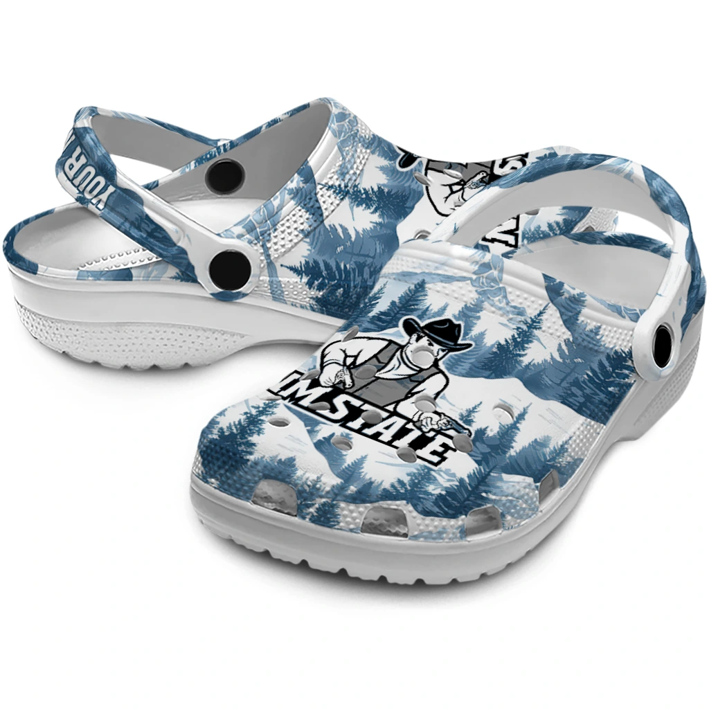 custom new mexico state aggies snowy mountains clogs high quality custom new mexico state aggies snowy mountains clogs high quality