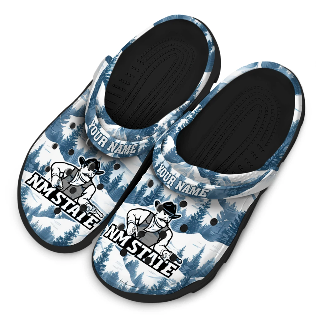 custom new mexico state aggies snowy mountains clogs latest model custom new mexico state aggies snowy mountains clogs latest model