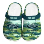 custom new orleans pelicans hills illustration clogs best selling