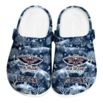 custom new orleans pelicans snowy hills clogs best selling