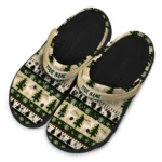 custom new orleans saints christmas motif clogs best selling