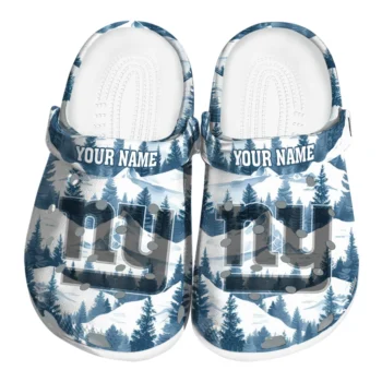 custom new york giants snowy mountains clogs best selling