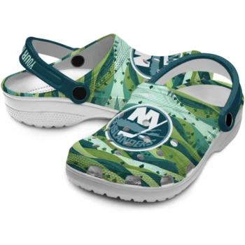 custom new york islanders hills illustration clogs high quality