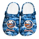 custom new york islanders snowy hills clogs best selling