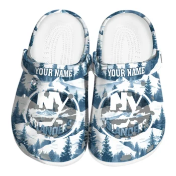 custom new york islanders snowy mountains clogs best selling