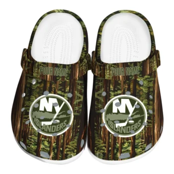 custom new york islanders woods forest designs clogs best selling