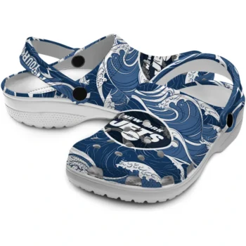 custom new york jets wave flow clogs high quality