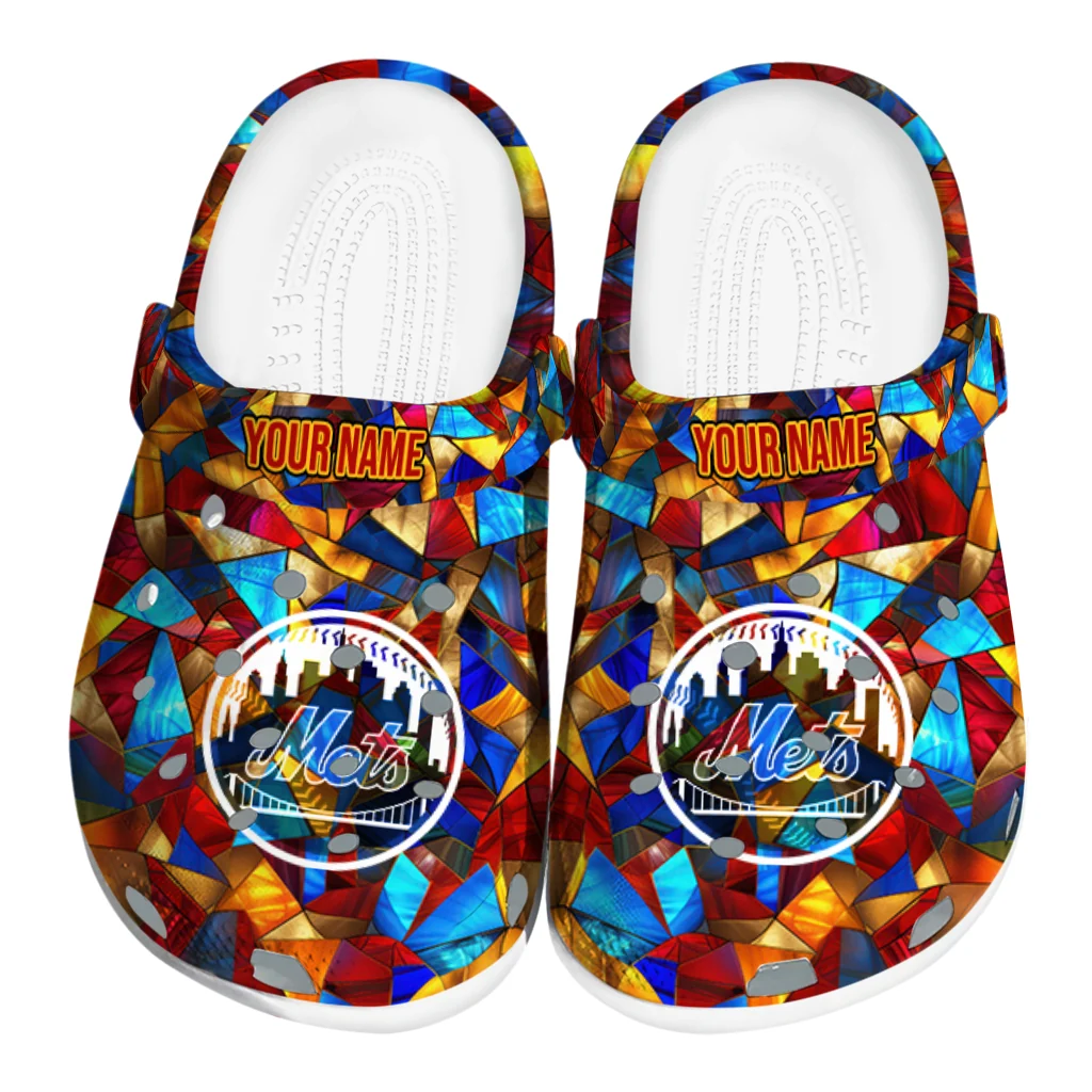 custom new york mets prism pieces clogs best selling custom new york mets prism pieces clogs best selling