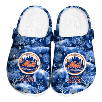 custom new york mets snowy hills clogs best selling