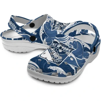custom new york rangers wave flow clogs high quality