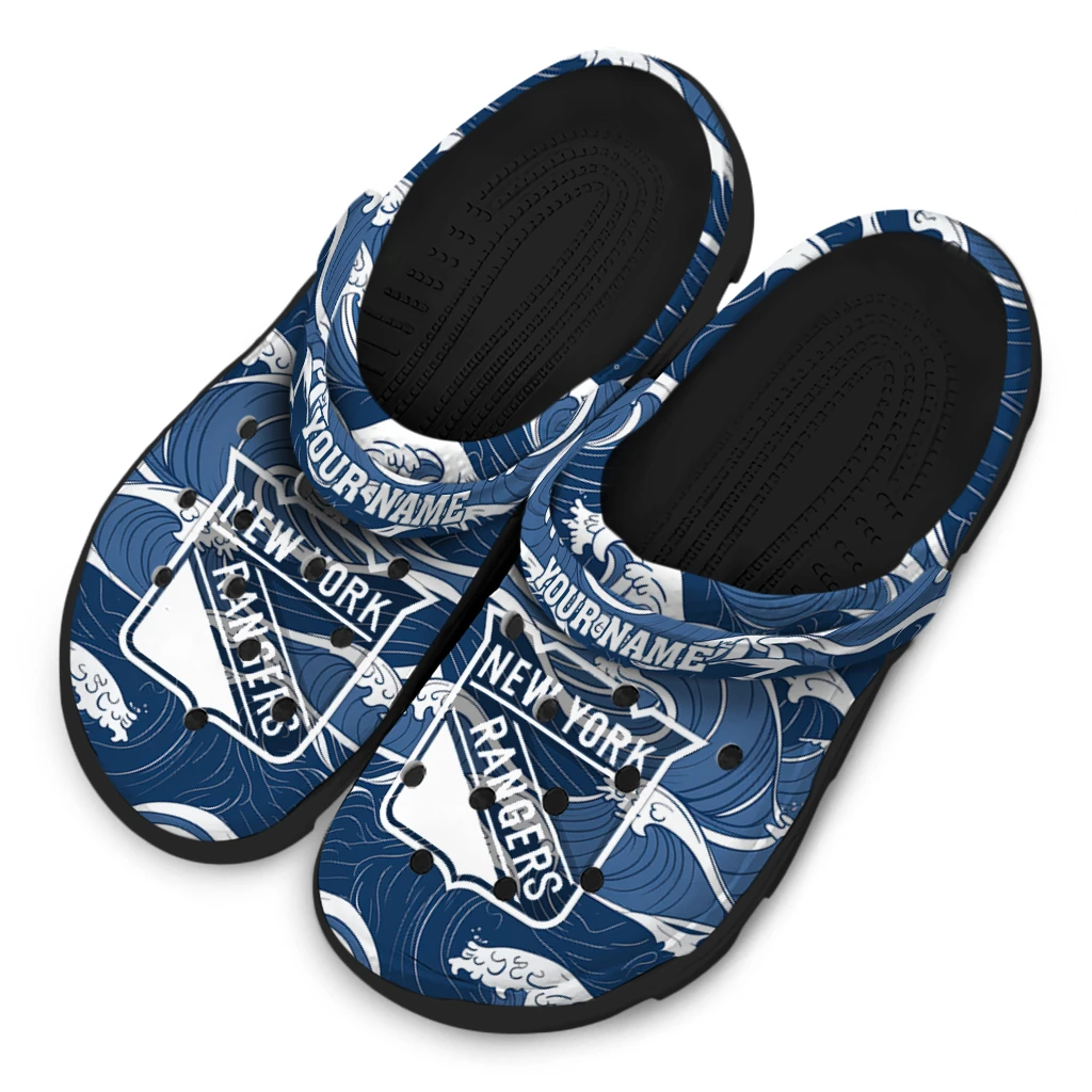 custom new york rangers wave flow clogs latest model custom new york rangers wave flow clogs latest model