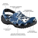 custom new york rangers wave flow clogs best selling