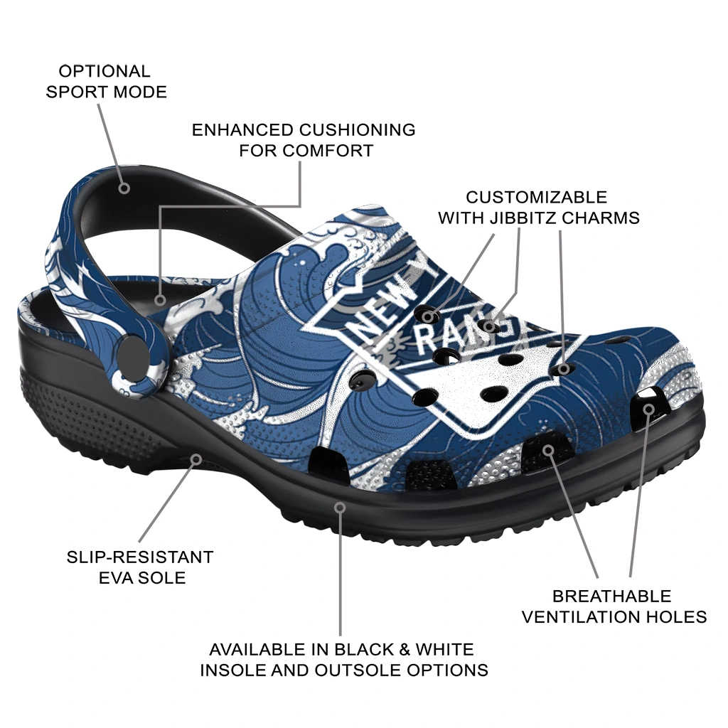 custom new york rangers wave flow clogs new arrival custom new york rangers wave flow clogs new arrival