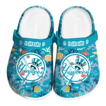 custom new york yankees tropical fish ocean clogs best selling