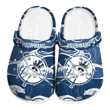 custom new york yankees wave flow clogs best selling