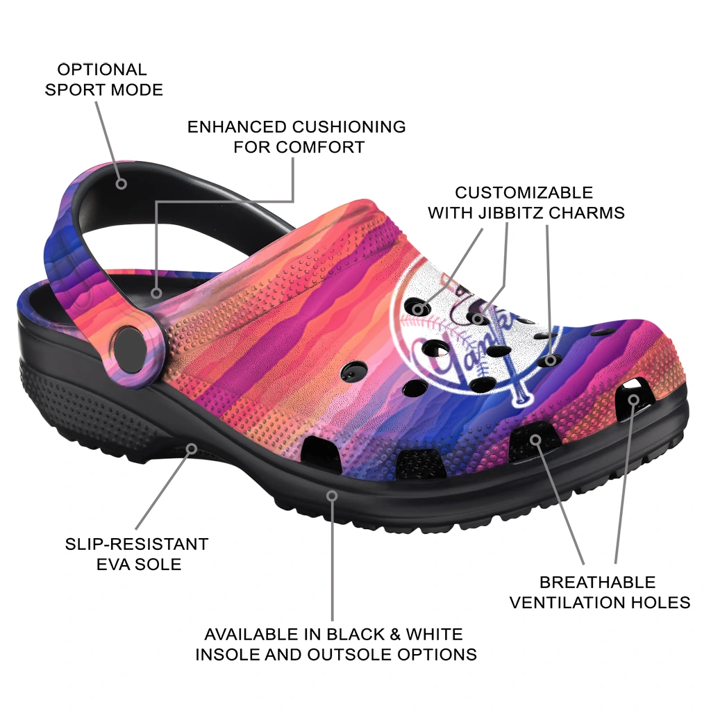 custom new york yankees wavy stripes clogs new arrival custom new york yankees wavy stripes clogs new arrival