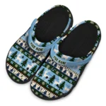 custom north carolina tar heels christmas motif clogs best selling