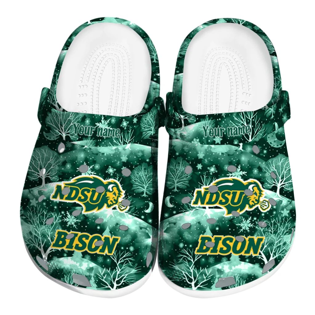 custom north dakota state bison snowy hills clogs best selling custom north dakota state bison snowy hills clogs best selling