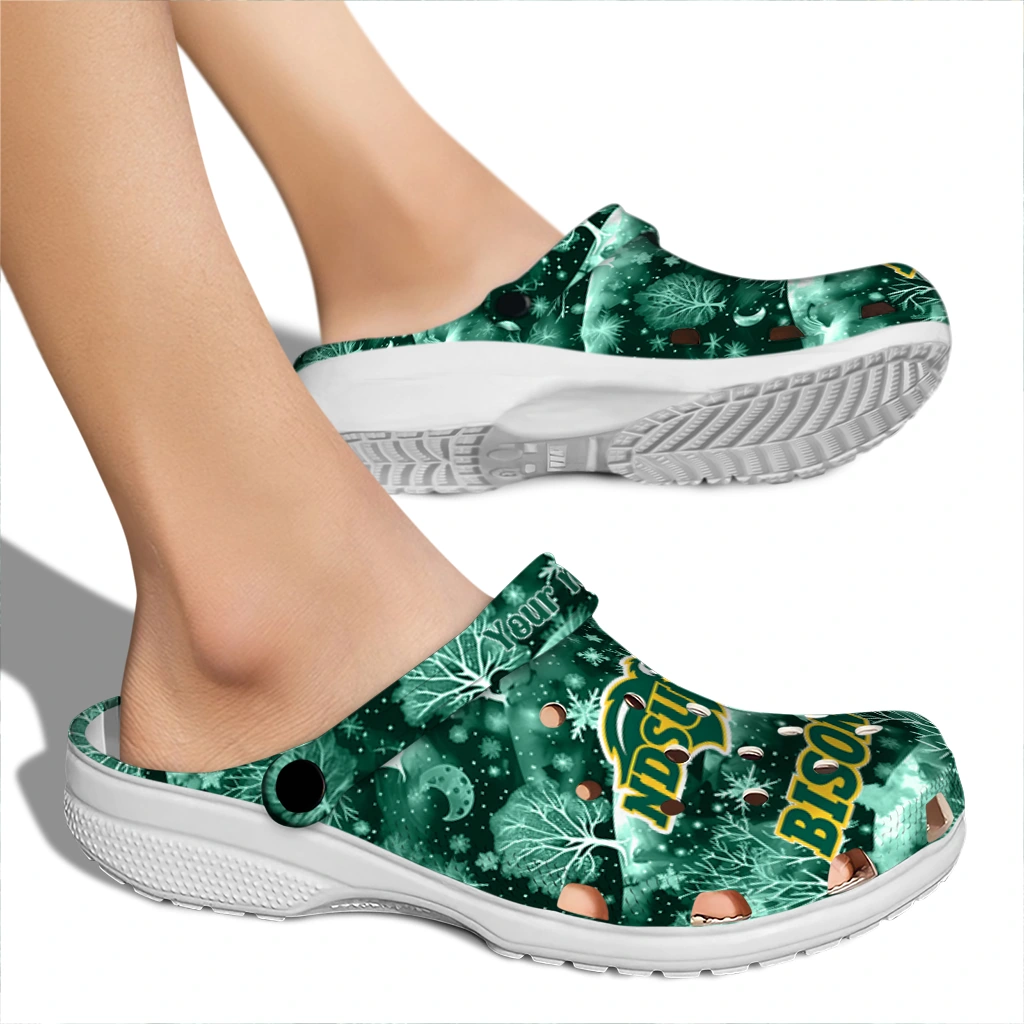 custom north dakota state bison snowy hills clogs fashion forward custom north dakota state bison snowy hills clogs fashion forward